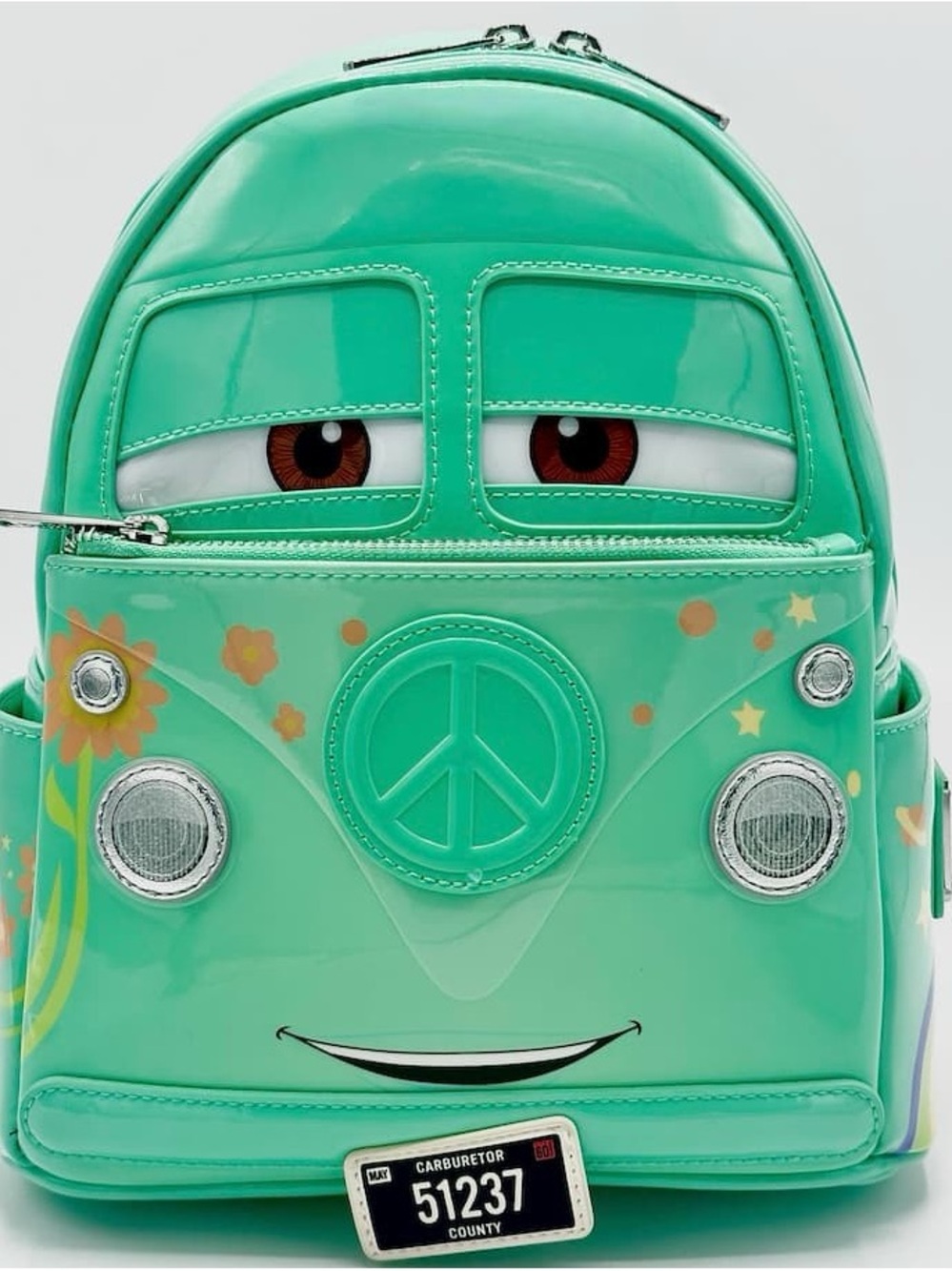 Loungefly Mint Green Hippie Van Mini Backpack